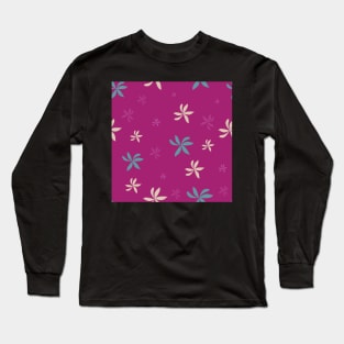 Swirling Flowers Long Sleeve T-Shirt